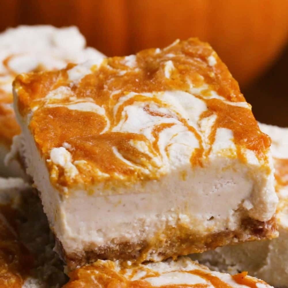 Vegan Pumpkin Cheesecake.