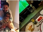 Amitabh Bachchan shared a photo of his meal and Abhishek Bachchan responded to it. Amitabh Bachchan shared a photo of his meal and Abhishek Bachchan responded to it.