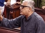 TMC MP Derek O'Brien speaks in the Rajya Sabha during the Winter Session of Parliament on December 21, 2021. (PTI) TMC MP Derek O'Brien speaks in the Rajya Sabha during the Winter Session of Parliament on December 21, 2021. (PTI)