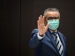 World Health Organization (WHO) Director-General Tedros Adhanom Ghebreyesus arrives for a press conference at the WHO headquarters in Geneva on December 20.
