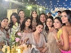 Alia Bhatt at her friend's wedding.