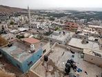 Palestinian houses and buildings in Jordan Valley in the Israeli-occupied West Bank.