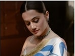 Taapsee Pannu's fashion diaries are statements in themselves. The actor can do both with equal poise – casual attires and traditional ensembles. On Tuesday, Taapsee drove our Tuesday blues away with a slew of pictures on her Instagram profile and her Instagram stories. For the photoshoot, Taapsee ditched casual Western attires and embraced a traditional silk saree.(Instagram/@taapsee)