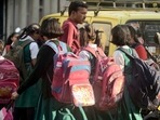 The infected students are from classes 9 and 10 of Jawahar Navodaya Vidyalaya in Kalyani.(HT File) The infected students are from classes 9 and 10 of Jawahar Navodaya Vidyalaya in Kalyani.(HT File)