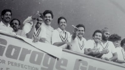 A still from 83 song Sakht Jaan. A still from 83 song Sakht Jaan.