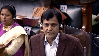 Union Minister of State for Home Affairs Nityanand Rai speaks in Lok Sabha during the Winter Session of Parliament, in New Delhi (ANI) Union Minister of State for Home Affairs Nityanand Rai speaks in Lok Sabha during the Winter Session of Parliament, in New Delhi (ANI)