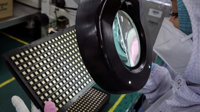 The country intends to get involved in several stages of chipmaking, including silicon and display fabs and semiconductor packaging. (REUTERS)