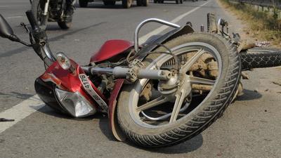 The biker died on the spot. (HT File Photo)