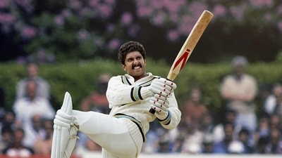 Ranveer Singh as Kapil Dev in 83. (Instagram) Ranveer Singh as Kapil Dev in 83. (Instagram)