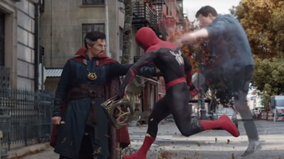 Spider-Man: No Way Home stars Tom Holland and Benedict Cumberbatch.