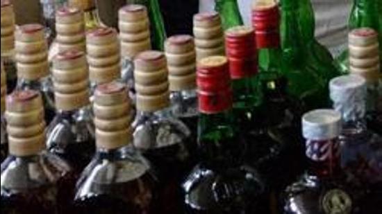 The cartons recovered by the Chandigarh Police included bottles of Charlie XXX rum, King’s Gold whisky, All Seasons whisky and Royal Stag whisky. (PTI)