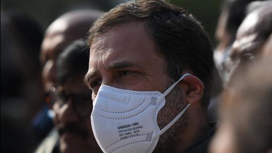 Congress MP Rahul Gandhi’s question to the government on Covid vaccine booster dose comes a day after Delhi chief minister Arvind Kejriwal asked the Centre to start booster doses in Delhi (HT Photo/Amal KS) Congress MP Rahul Gandhi’s question to the government on Covid vaccine booster dose comes a day after Delhi chief minister Arvind Kejriwal asked the Centre to start booster doses in Delhi (HT Photo/Amal KS)