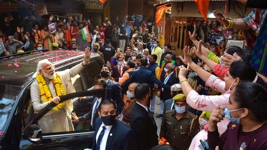 Prime Minister Narendra Modi last visited his parliamentary constituency Varanasi on December 13.(PTI Photo)