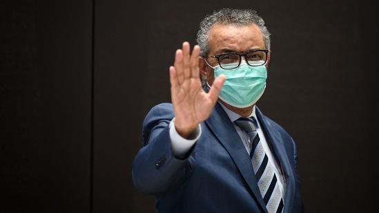 World Health Organization (WHO) Director-General Tedros Adhanom Ghebreyesus arrives for a press conference at the WHO headquarters in Geneva on December 20.(AFP Photo) World Health Organization (WHO) Director-General Tedros Adhanom Ghebreyesus arrives for a press conference at the WHO headquarters in Geneva on December 20.(AFP Photo)