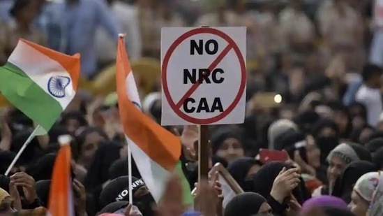 The Bharatiya Janata Party (BJP)-led Centre introduced the Citizenship Amendment Act (CAA) in 2019, and the law came into effect on January 10, 2020.(Satyabrata Tripathy/HT Photo) The Bharatiya Janata Party (BJP)-led Centre introduced the Citizenship Amendment Act (CAA) in 2019, and the law came into effect on January 10, 2020.(Satyabrata Tripathy/HT Photo)