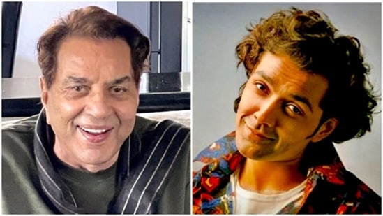 Dharmendra shared a throwback picture of his younger son Bobby Deol.