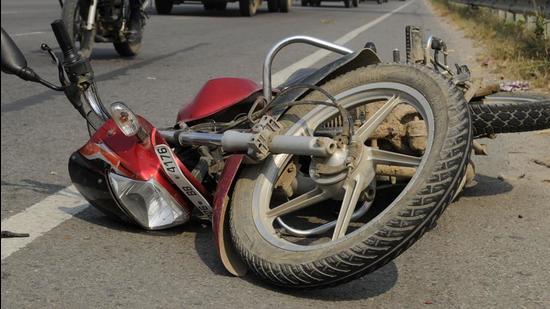 The biker died on the spot. (HT File Photo)