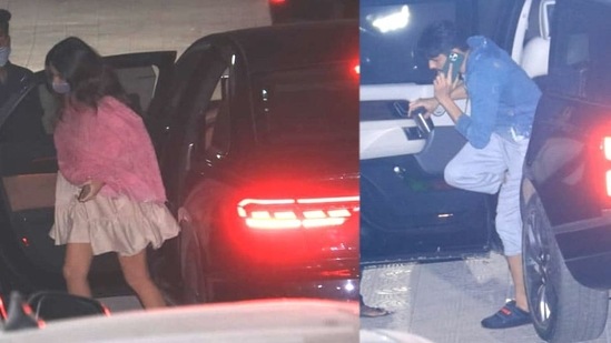 Kiara Advani was spotted at Sidharth Malhotra's residence Monday evening. The two starred opposite each other in Shershaah and are rumoured to be in a relationship. (Varinder Chawla)