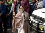 West Bengal Chief Minister Mamata Banerjee flashes a victory sign at a celebration after TMC's victory in the Kolkata Municipal Corporation (KMC) elections at her residence in Kolkata (ANI) West Bengal Chief Minister Mamata Banerjee flashes a victory sign at a celebration after TMC's victory in the Kolkata Municipal Corporation (KMC) elections at her residence in Kolkata (ANI)