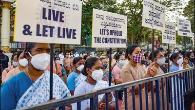 Several members of the Christian community as well as civil society have opposed the anti-conversion bill in Karnataka.  (HT Archives)