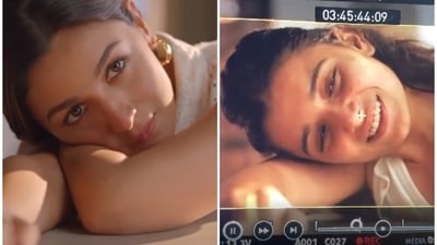Alia Bhatt’s body double often shares pictures and videos from shoots on her Instagram page. Alia Bhatt’s body double often shares pictures and videos from shoots on her Instagram page.