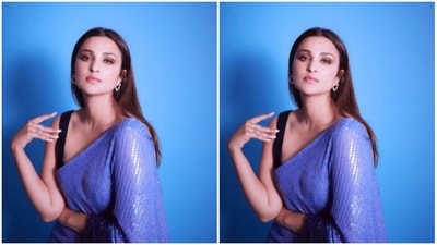 Styled by fashion stylist Tanya Ghavri, Parineeti posed for the pictures in an indoor setup. (Instagram/@parineetichopra)