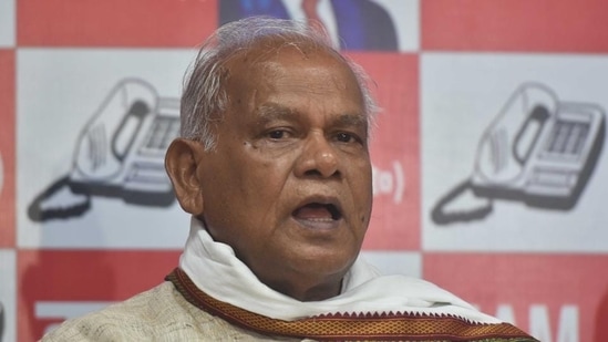 Take the case of Manjhi. The 77-year-old, who crafted his image as a Dalit leader especially of the Musahars, among the poorest of the 22 scheduled castes in Bihar was chief minister for under a year from May 2014 to February 2015(HT Photo)