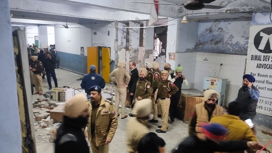 Two were killed in a blast in Ludhiana district court complex on Thursday.&nbsp;