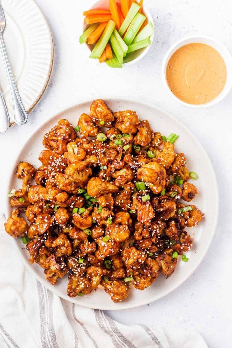 Honey Garlic Cauliflower