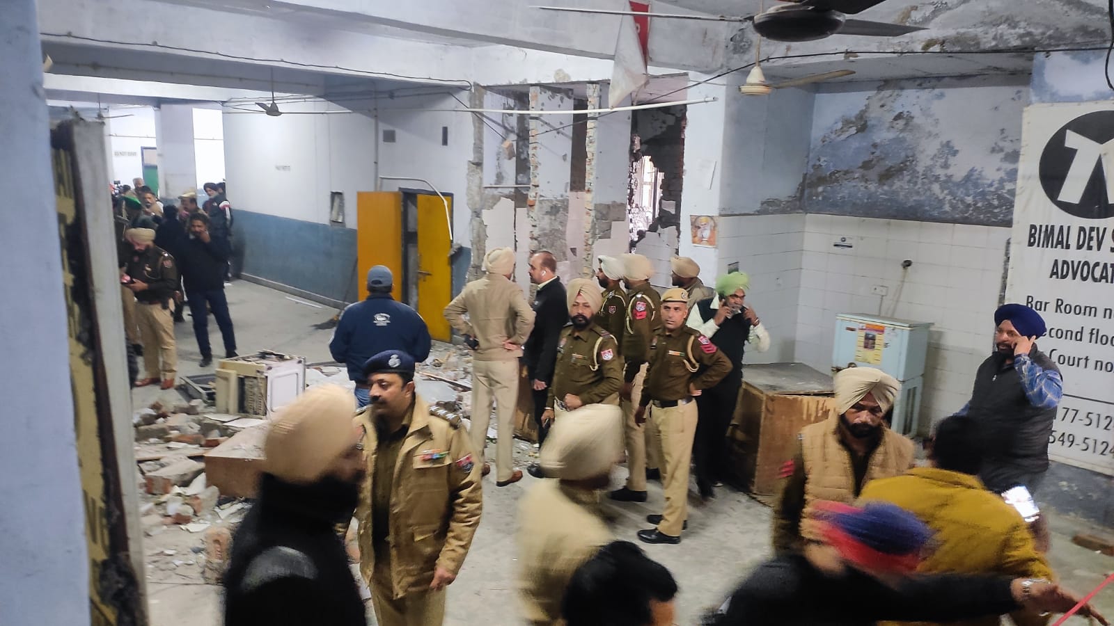 Ludhiana Police commissioner Gurpreet Bhullar said the deceased was either carrying the bomb or was very close to it. Ludhiana Police commissioner Gurpreet Bhullar said the deceased was either carrying the bomb or was very close to it.