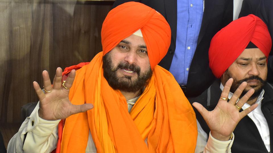 Punjab Congress president Navjot Singh Sidhu called the Ludhiana court blast incident a “cowardly act.” (Sameer Sehgal/HT) Punjab Congress president Navjot Singh Sidhu called the Ludhiana court blast incident a “cowardly act.” (Sameer Sehgal/HT)