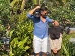 Nitara photobombs Akshay Kumar's latest video. Nitara photobombs Akshay Kumar's latest video. 
