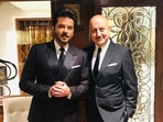 Anupam Kher wishes Anil Kapoor on his birthday. Anupam Kher wishes Anil Kapoor on his birthday.