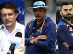 Sourav Ganguly; Ravi Shastri; Virat Kohli