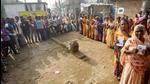 At a polling station in Patna during the recent panchayat elections. (Santosh Kumar) At a polling station in Patna during the recent panchayat elections. (Santosh Kumar)