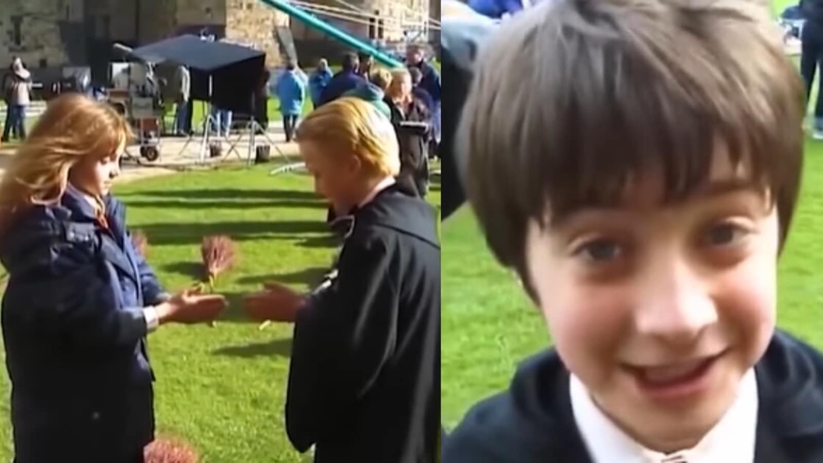 Ahead of Harry Potter: Return To Hogwarts, Tom Felton shares cute BTS video of young Emma Watson, Daniel Radcliffe