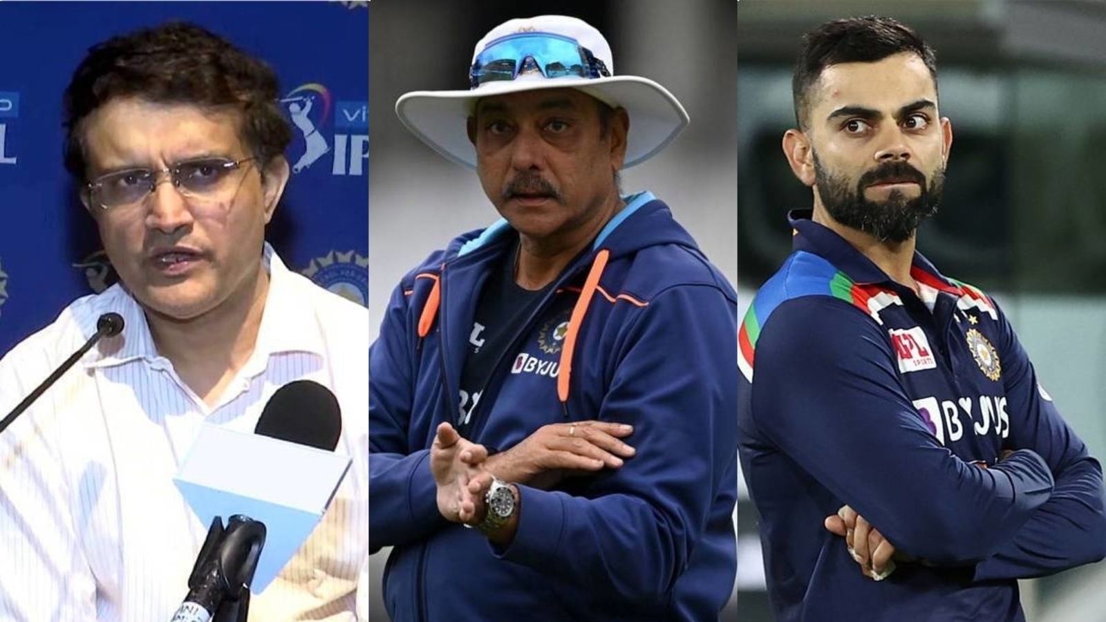 Twitter blames Ravi Shastri for reigniting Kohli-Ganguly saga | Crickit