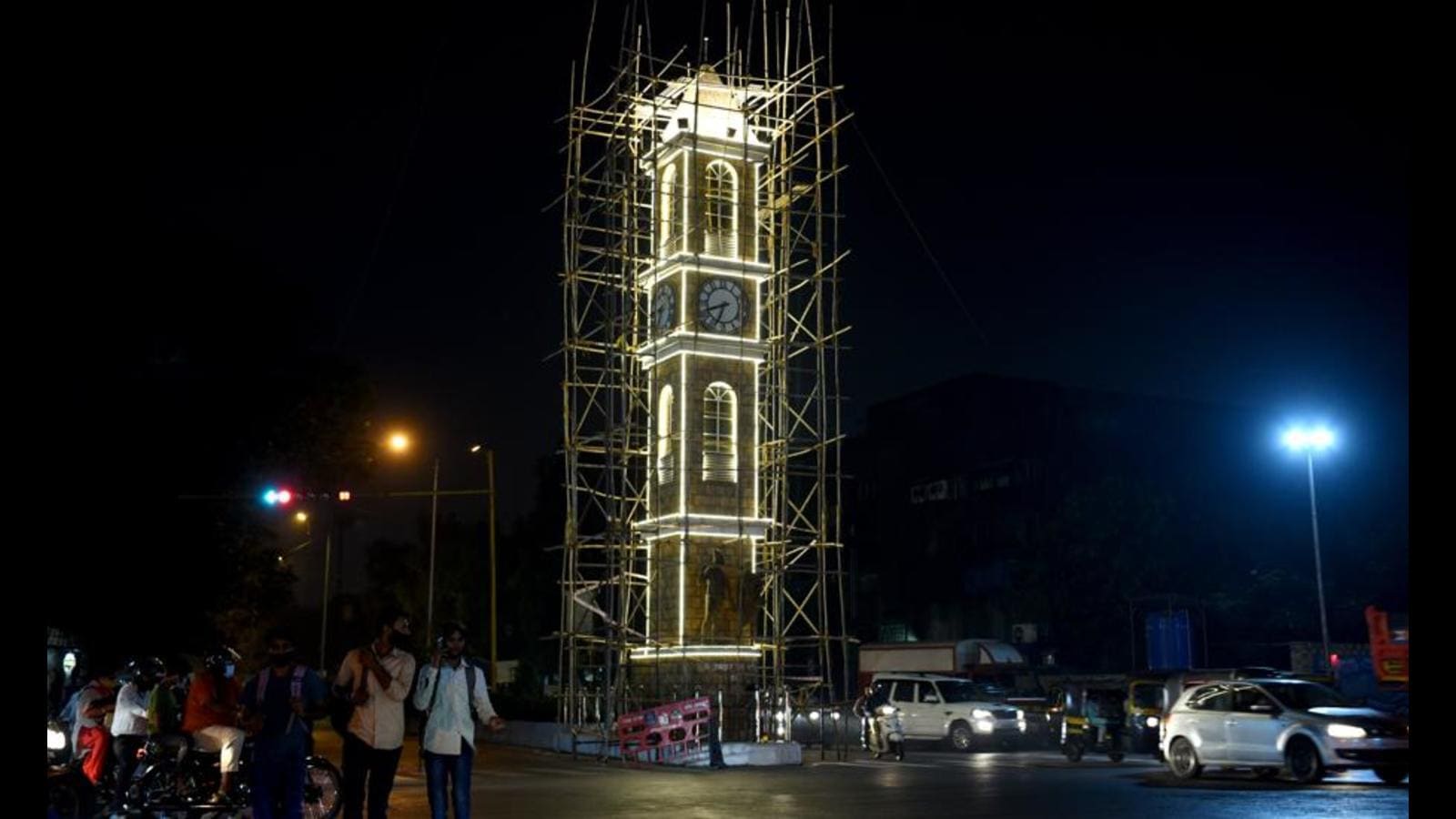 Navi Mumbai Municipal Corporation starts renovating clock tower near