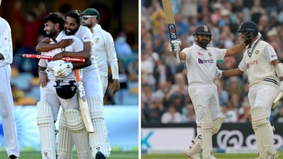 Rishabh Pant and Rohit Sharma (Getty Images)