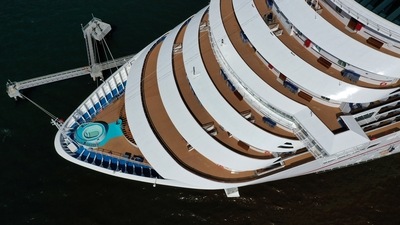 It was the third outbreak this week affecting cruise ships operated by Carnival and Royal Caribbean departing Miami and Fort Lauderdale ports. In picture - A cruise ship sits docked. (Reuters | Representational image)