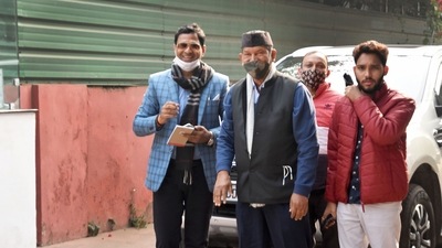 Harish Rawat met Rahul Gandhi in New Delhi on Friday. (PTI) Harish Rawat met Rahul Gandhi in New Delhi on Friday. (PTI)
