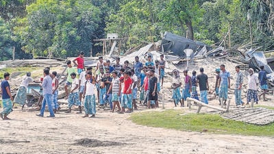 The evicted families were not illegal immigrants or land grabbers, as alleged by the Assam government, the report said. The evicted families were not illegal immigrants or land grabbers, as alleged by the Assam government, the report said.