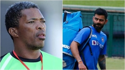 Makhaya Ntini (L) has made a big prediction for the Test series between India and South Africa. (Getty/AP) Makhaya Ntini (L) has made a big prediction for the Test series between India and South Africa. (Getty/AP)