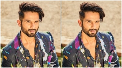 Shahid played muse to fashion designer Anamika Khanna and picked a suit reeking of multiple colours. (Instagram/@shahidkapoor)