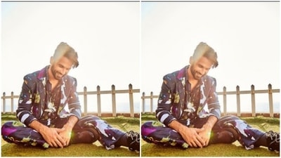 Styled by fashion stylist Anisha Jain, Shahid posed under the winter sun for the pictures. (Instagram/@shahidkapoor)