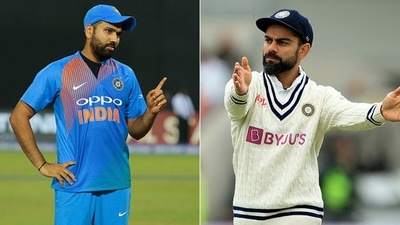 Rohit Sharma and Virat Kohli. (Getty Images) Rohit Sharma and Virat Kohli. (Getty Images)