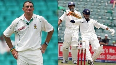 Sreesanth and Andre Nel had quite the exchange during the 2006 Johannesburg Test. (Getty Images) Sreesanth and Andre Nel had quite the exchange during the 2006 Johannesburg Test. (Getty Images)