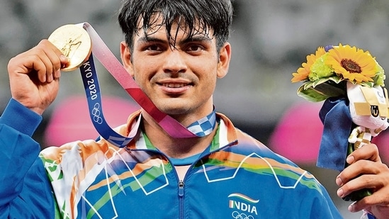 Olympics gold medallist Neeraj Chopra’s fame is allowing his namesakes to enjoy discounted, free meals, and even free fuel! (Photo: AP/PTI)