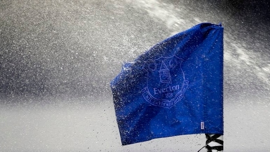 Goodison Park. General view of a corner flag before the match(REUTERS)