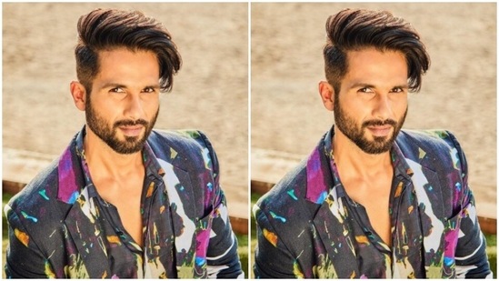 Shahid played muse to fashion designer Anamika Khanna and picked a suit reeking of multiple colours.(Instagram/@shahidkapoor)